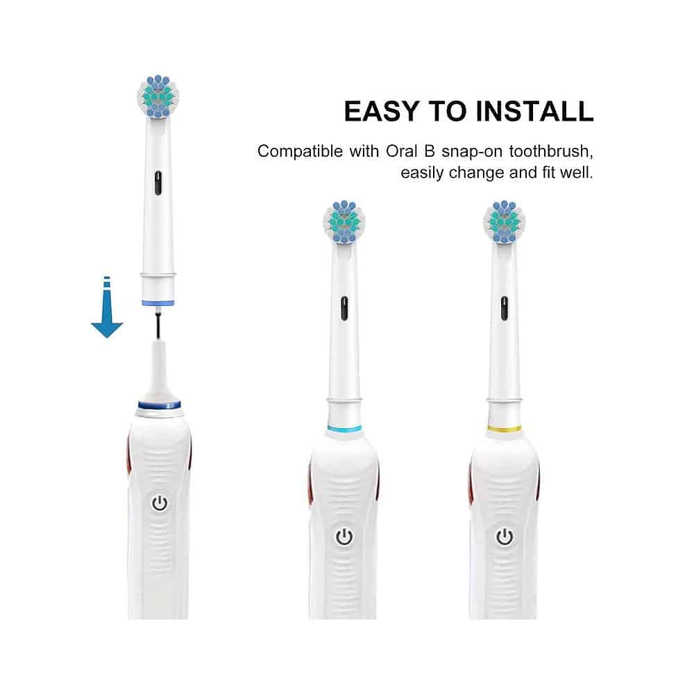 4 Stück. Zahnbürstenköpfe für Oral-B | Karnz