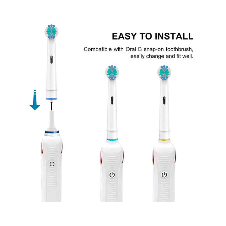 4 Stück. Zahnbürstenköpfe für Oral-B | Karnz