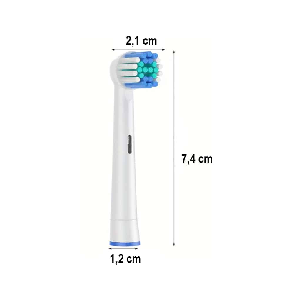 4 Stück. Zahnbürstenköpfe für Oral-B | Karnz