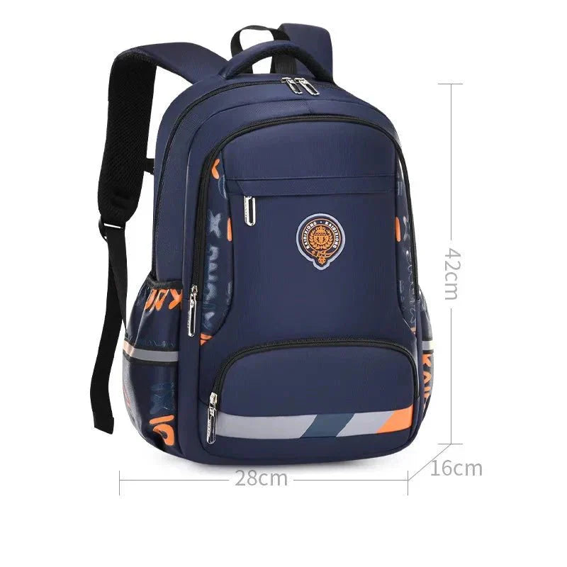 Sandsberg | Schulrucksack für Jungen | Orthopädisch & Wasserdicht | Mehrere Farben