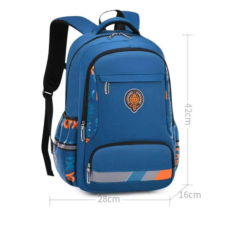 Sandsberg | Schulrucksack für Jungen | Orthopädisch & Wasserdicht | Mehrere Farben