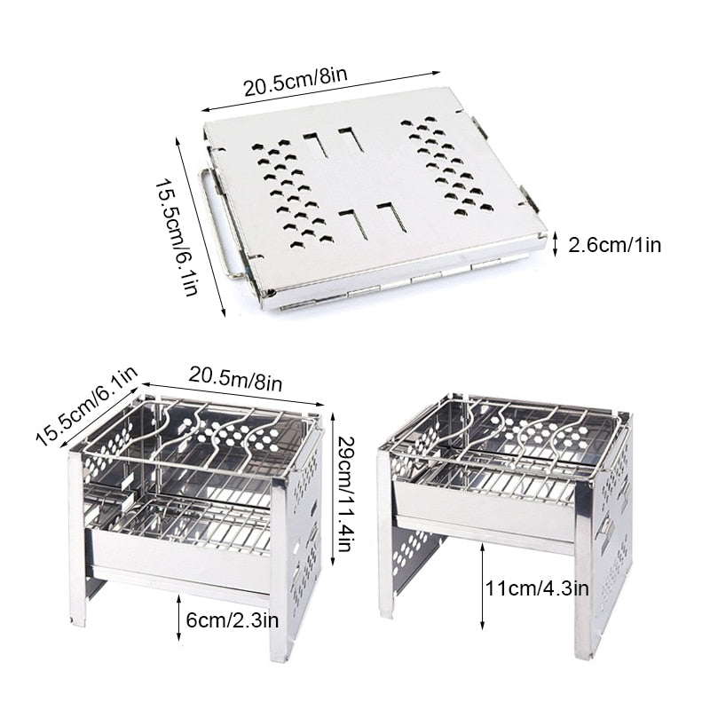 Outdoor Tragbarer BBQ-Grill | Karnz