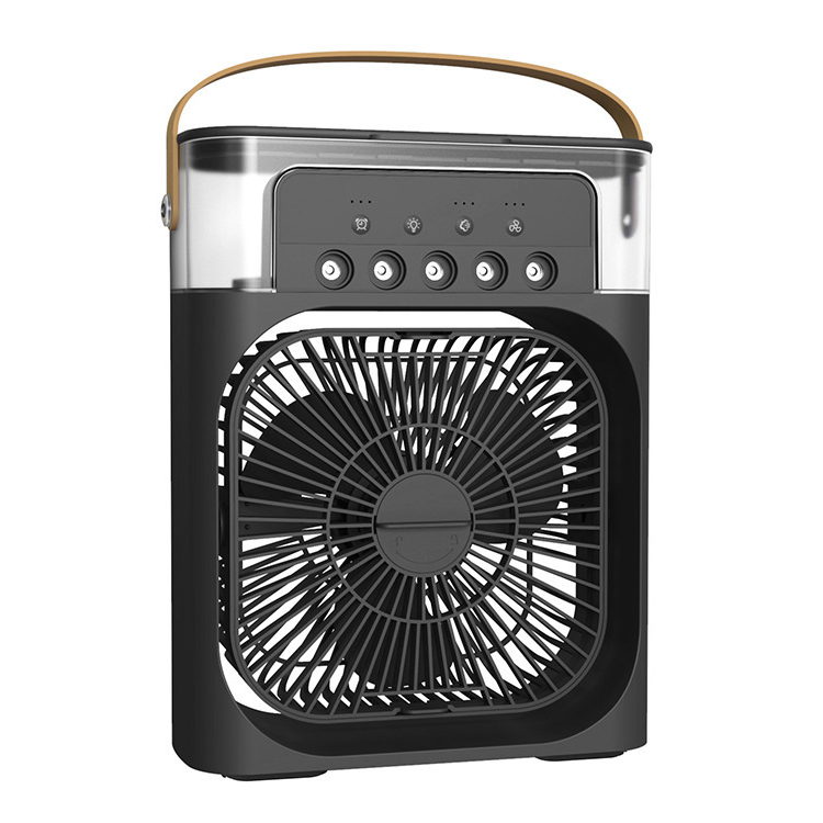 Sprühkleiner Ventilator Fünf-Loch-Befeuchtung Kleiner Kühlschrank Klimaanlage Mini Ventilator Wassergekühlter Leiser Luftkühler | Karnz