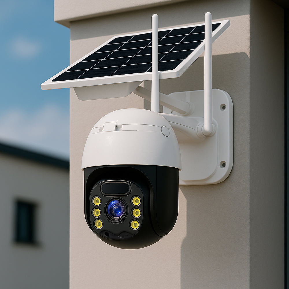 Kabellose Überwachungskamera – solarbetrieben – 2K Full HD | Karnz