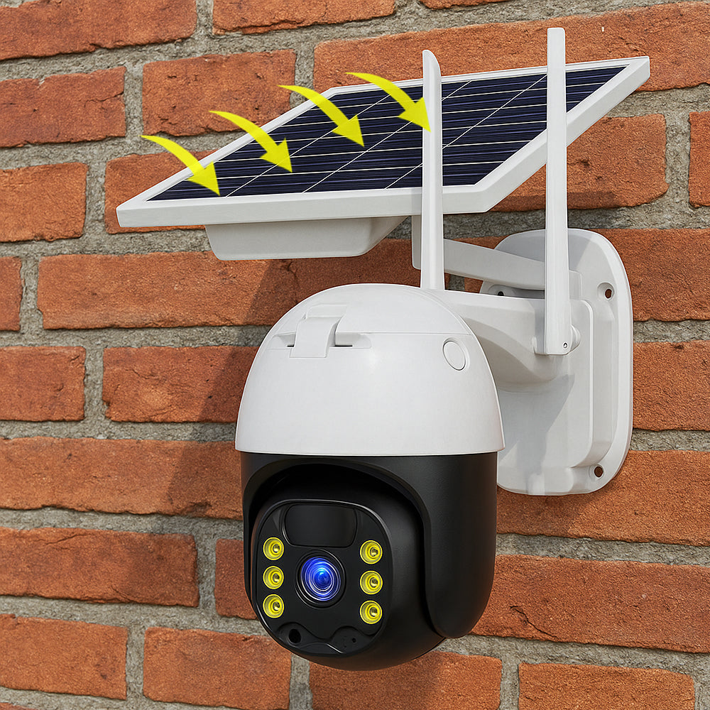 Kabellose Überwachungskamera – solarbetrieben – 2K Full HD | Karnz