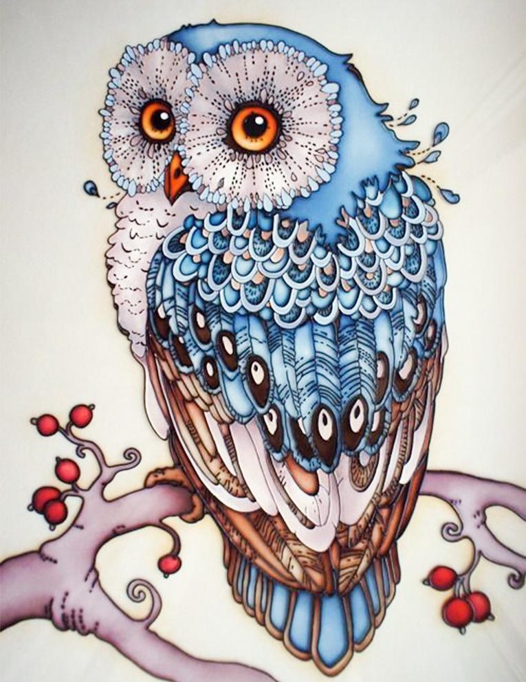 Cartoon Owl - GemPaint Kit | Karnz