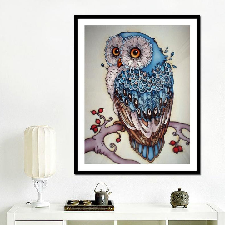 Cartoon Owl - GemPaint Kit | Karnz