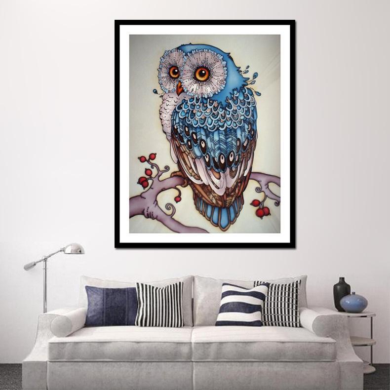 Cartoon Owl - GemPaint Kit | Karnz
