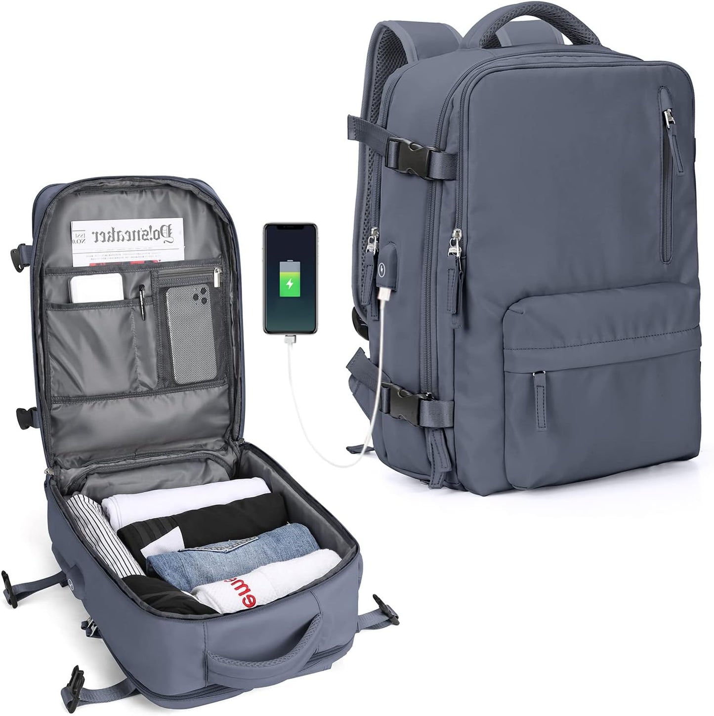 Multi-Compartment Laptop Tragetasche mit verstellbarem Schultergurt | Karnz