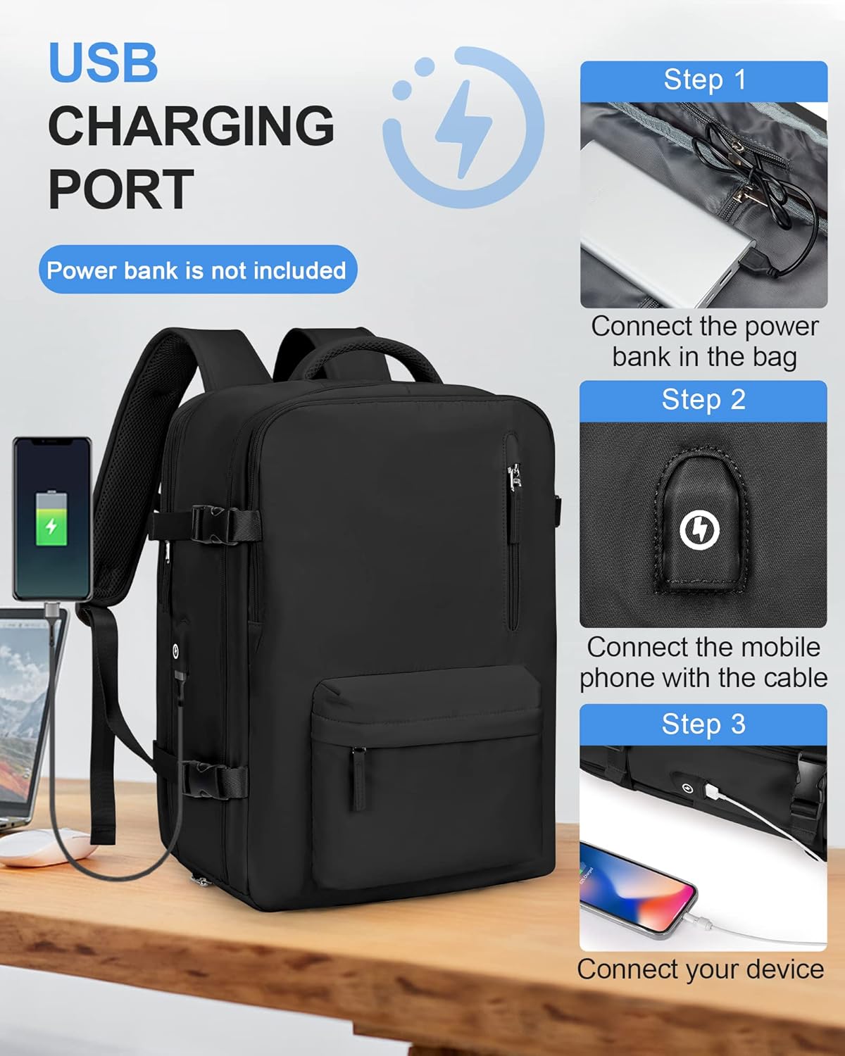 Multi-Compartment Laptop Tragetasche mit verstellbarem Schultergurt | Karnz