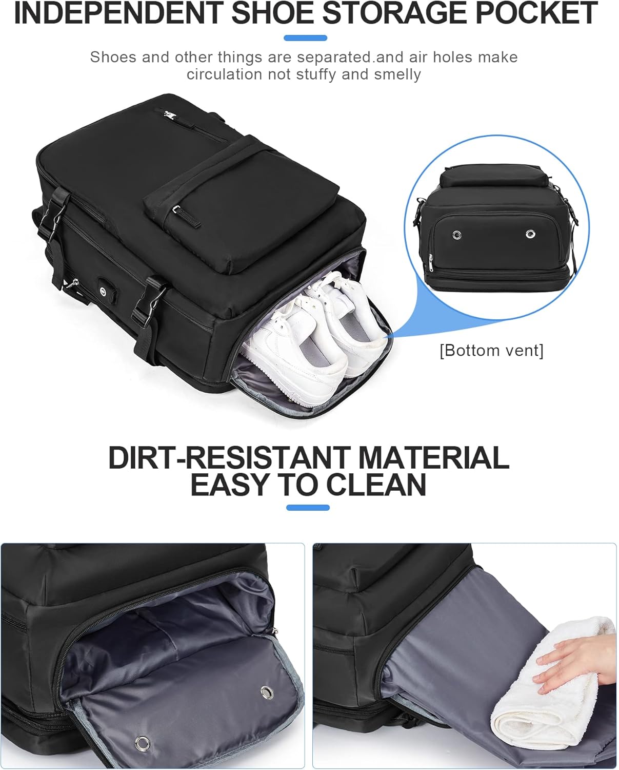 Multi-Compartment Laptop Tragetasche mit verstellbarem Schultergurt | Karnz