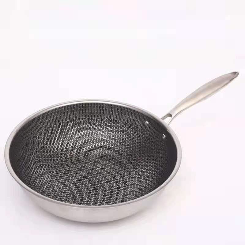 PanPro 30 cm Edelstahl-Antihaft-Bratpfanne