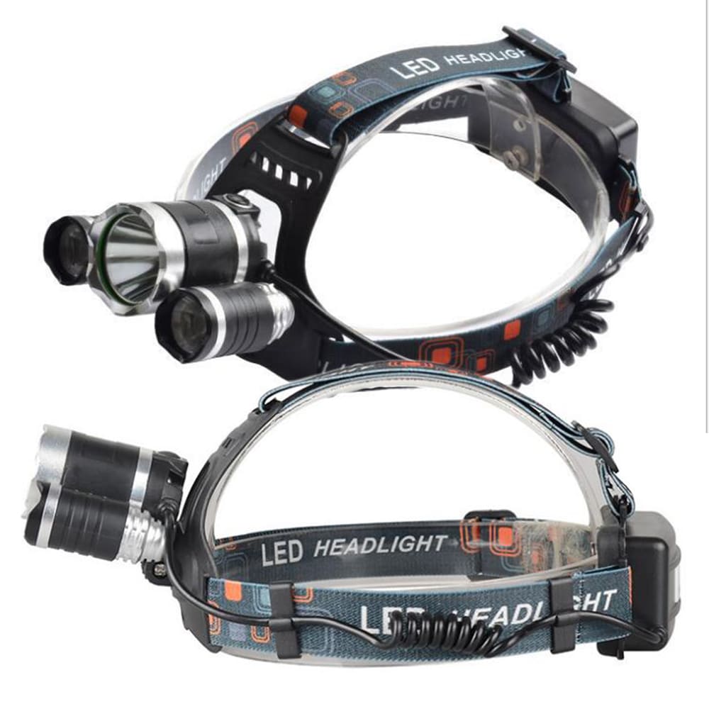 Professionelle LED-Stirnlampe (5000 Lumen) - Multifunktional und Wiederaufladbar | Karnz