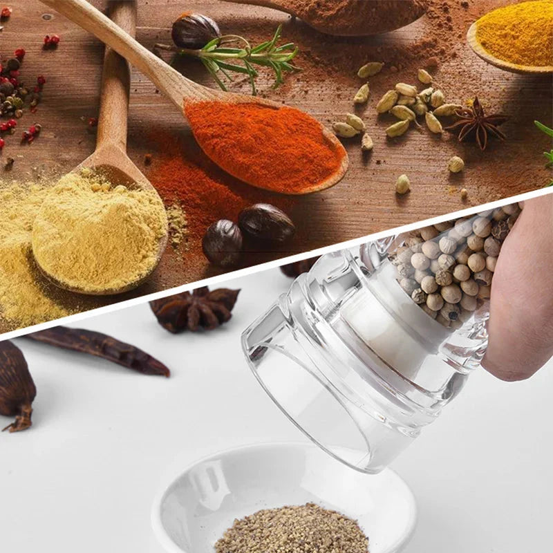 Pfeffermühle Acryl Salz- und Pfefferstreuer verstellbare Grobkörnigkeit | Karnz