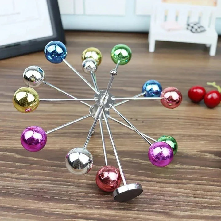 Perpetuum Mobile Riesenrad Schreibtisch Ornament aus Metall Modern Stil | Karnz