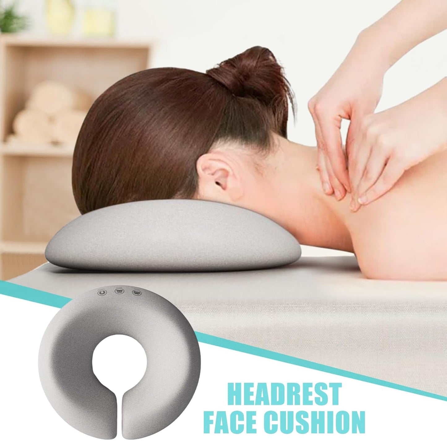 Ergonomisches Kopfstützenkissen für Massageliege
