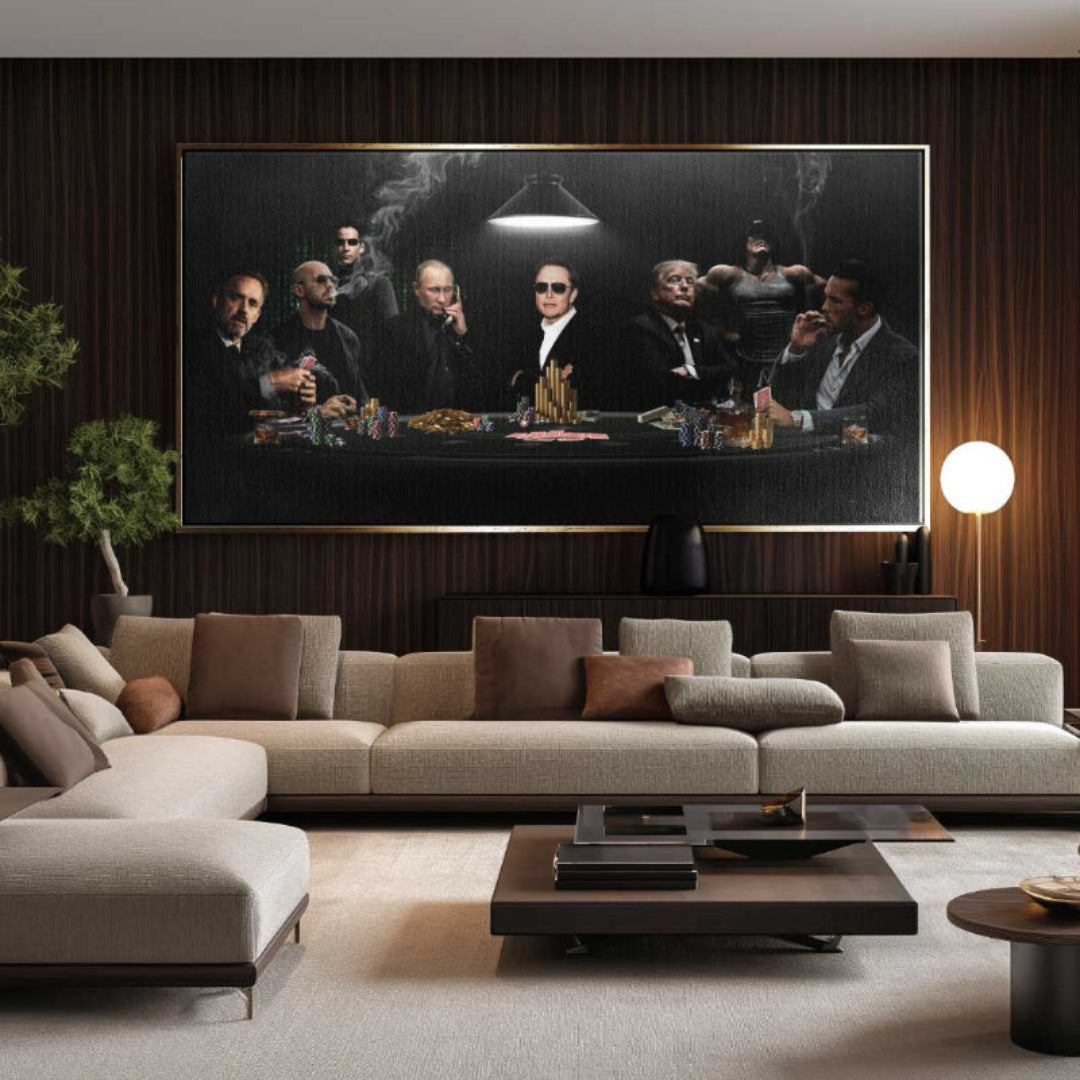 Poker-Themen Dekoratives Wandkunst-Poster