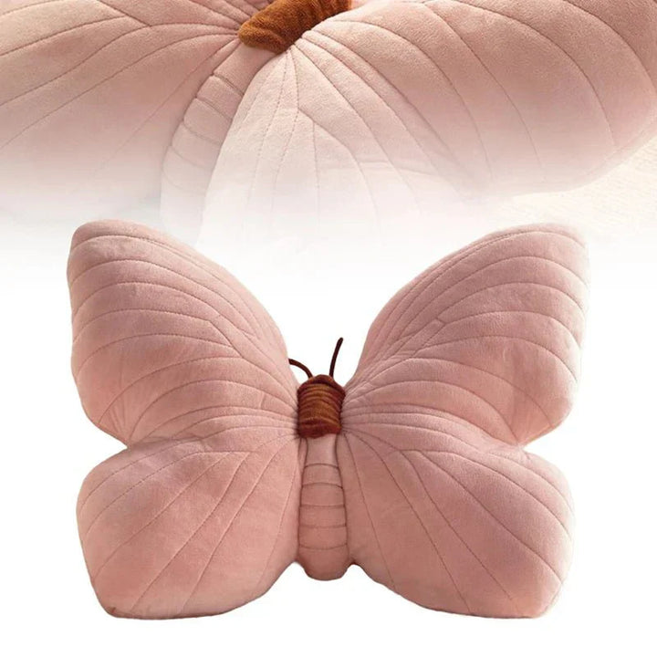 Pink Plüsch Schmetterlingskissenpolster für Sofa und Schlafzimmer | Karnz