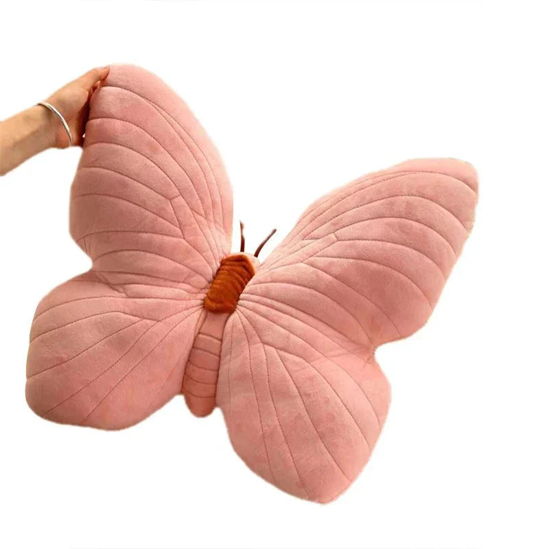 Pink Plüsch Schmetterlingskissenpolster für Sofa und Schlafzimmer | Karnz