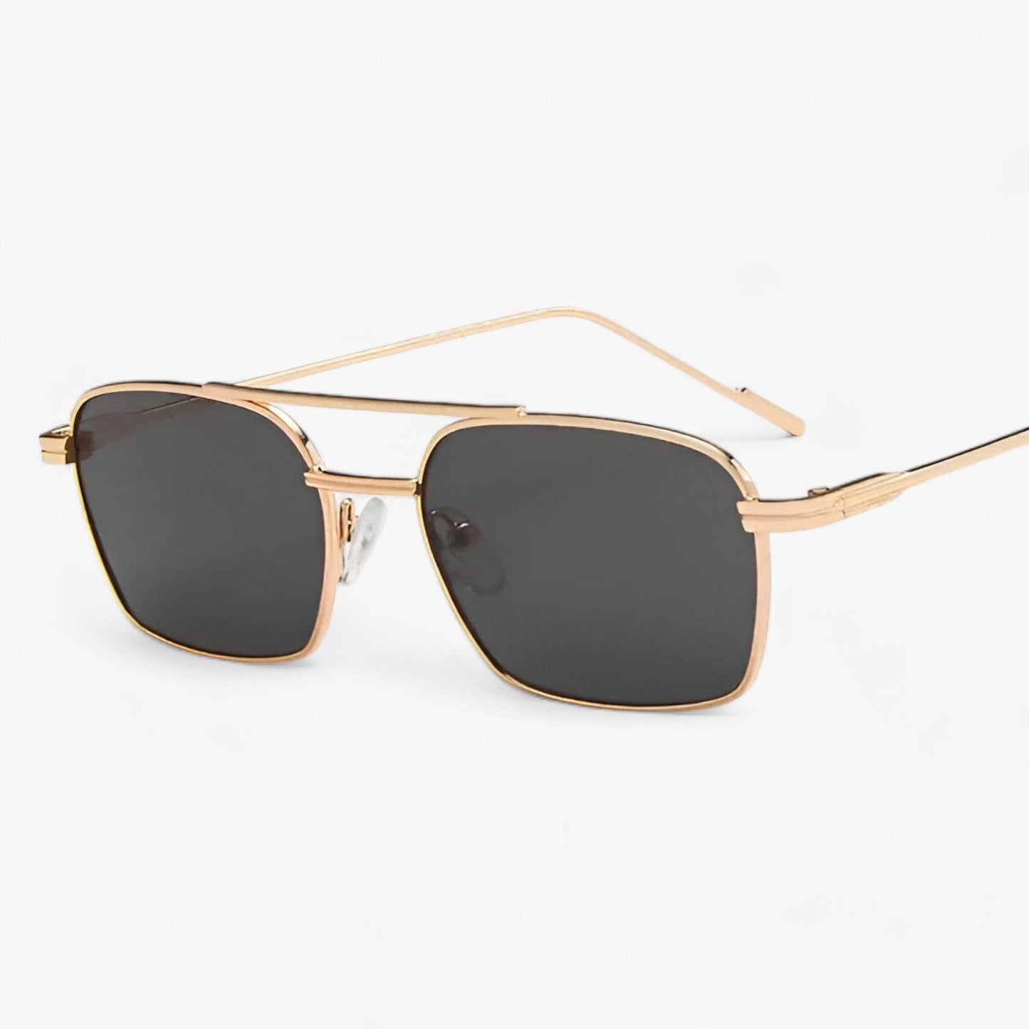 Vintage Unisex Sonnenbrille mit doppelter Nasenbrücke – Aero | Karnz