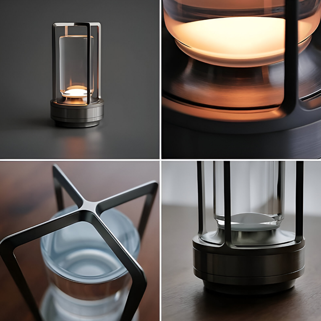 ElegantLight – Wasserdichte Portae Tae Lampe mit Dimmae LED-Beleuchtung für den Innen- und Außenbereich