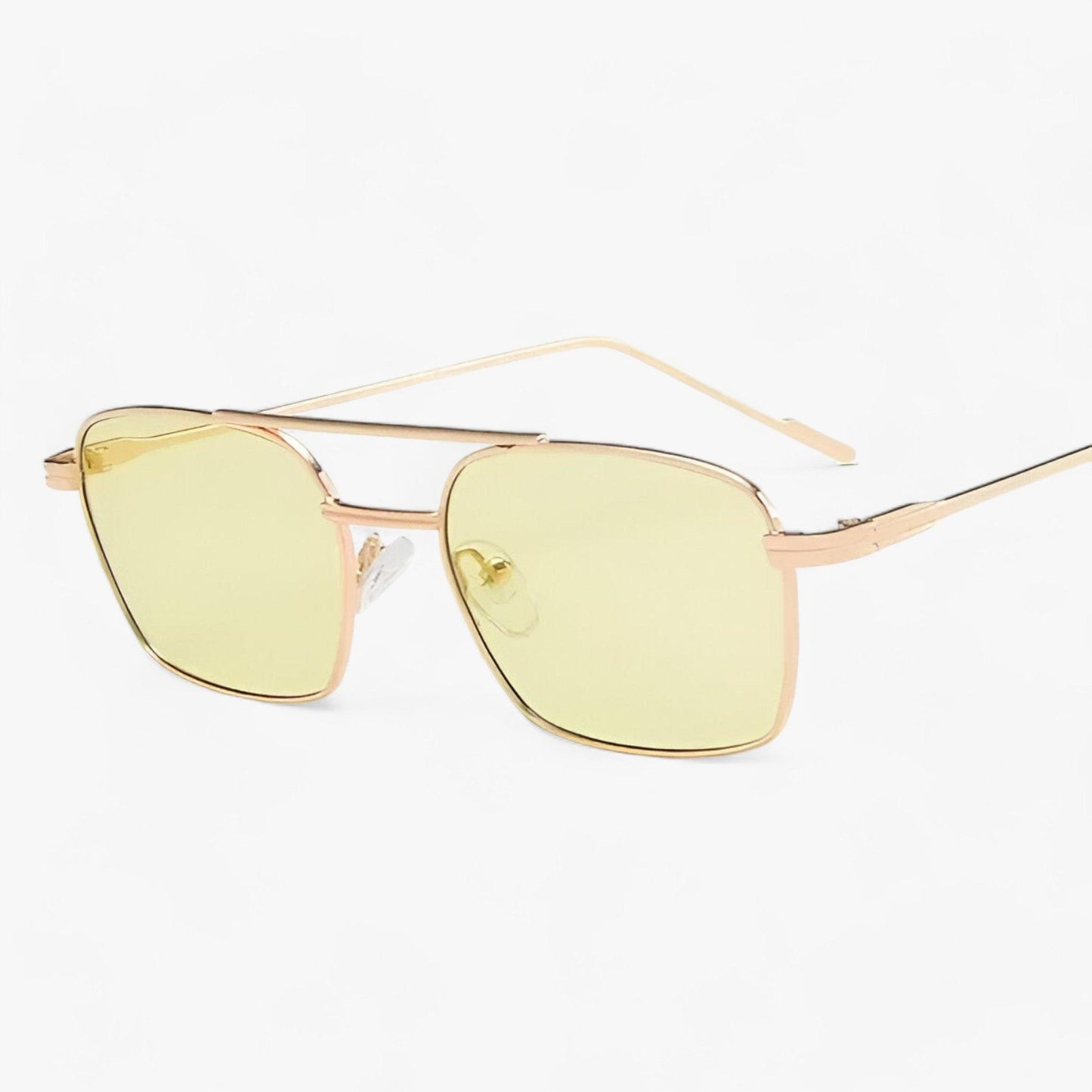 Vintage Unisex Sonnenbrille mit doppelter Nasenbrücke – Aero | Karnz
