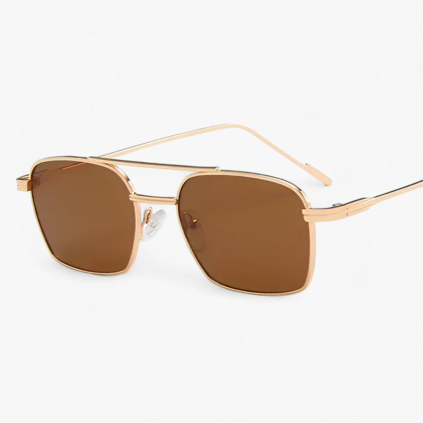 Vintage Unisex Sonnenbrille mit doppelter Nasenbrücke – Aero | Karnz