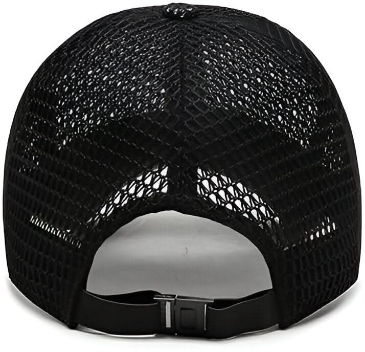 Atmungsaktive Mesh-Sportkappe, verstellbar, schnelltrocknend