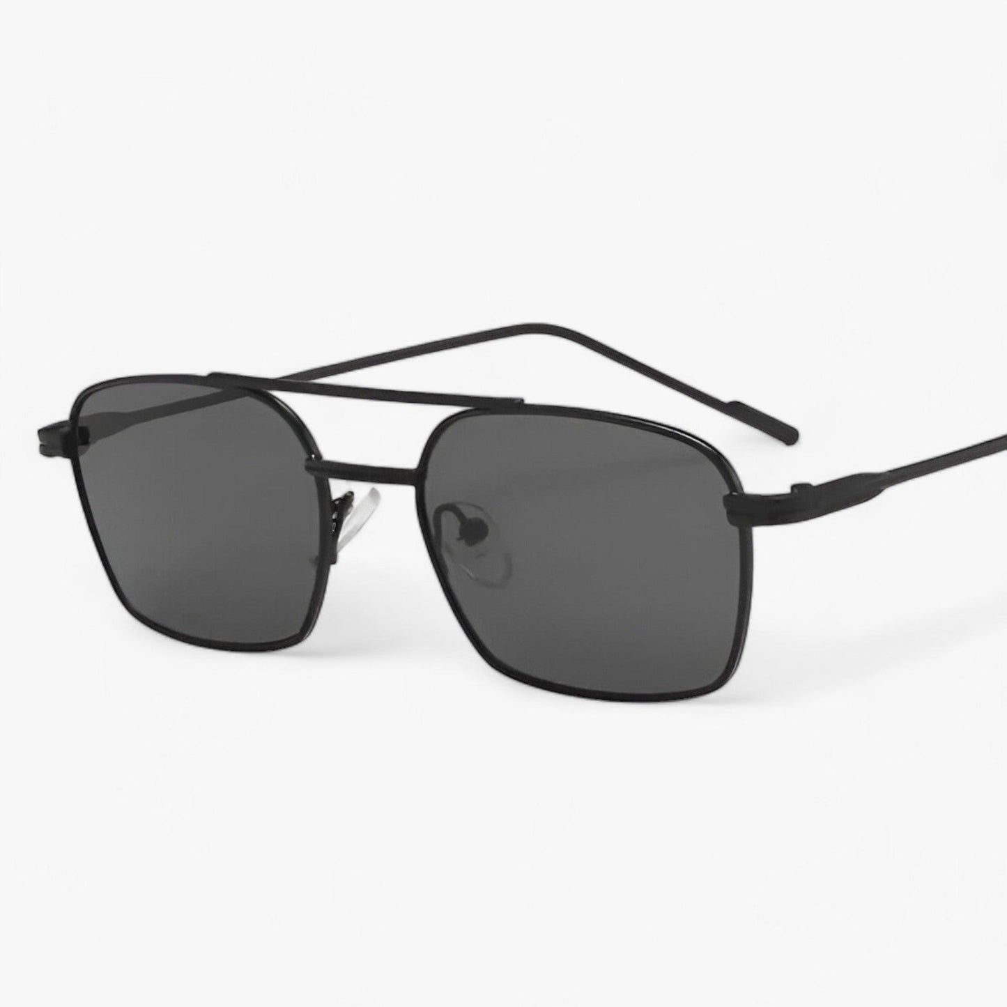 Vintage Unisex Sonnenbrille mit doppelter Nasenbrücke – Aero | Karnz