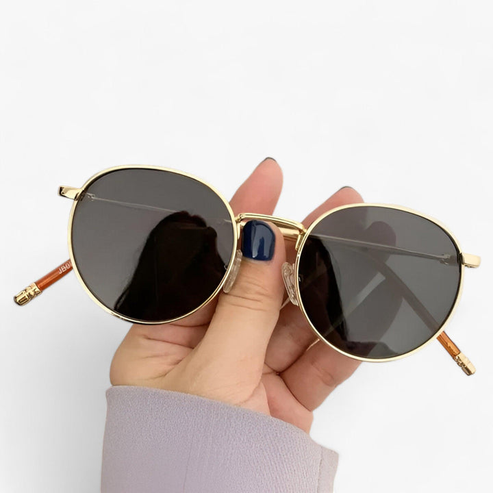 Unisex Designer Sonnenbrillen mit runden Gläsern - Nova | Karnz
