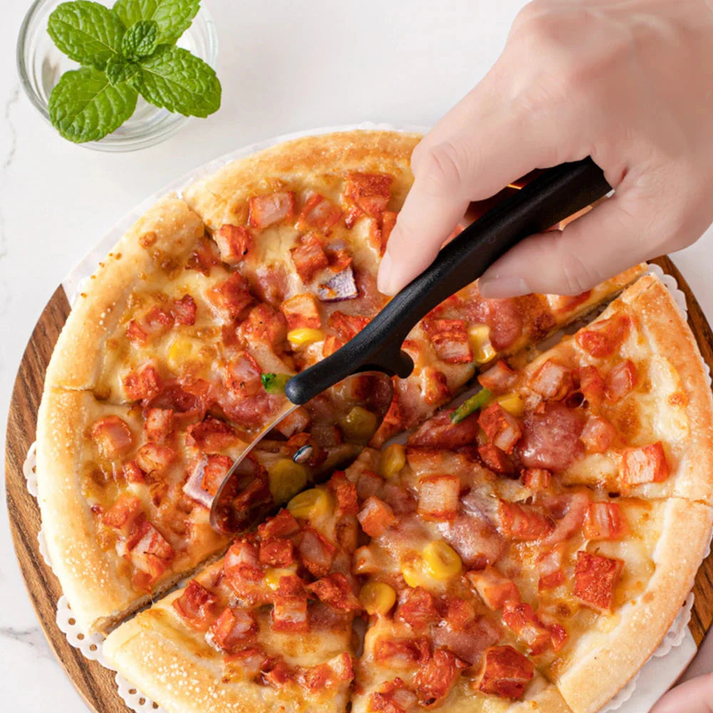 Pizzaschneider Rund Edelstahl Pizzarad Schneider Kuchenmacher | Karnz