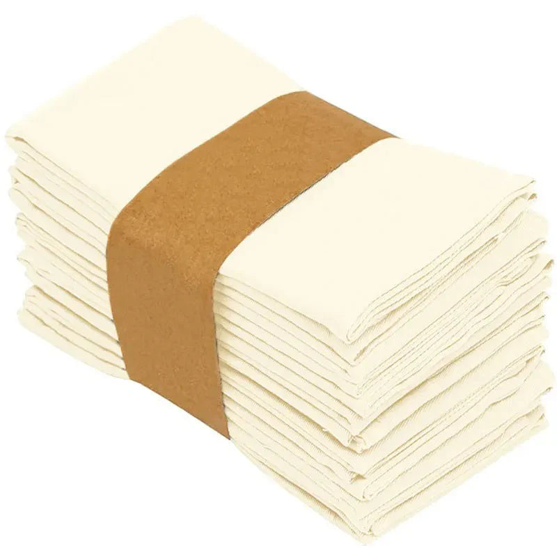 Einfache Farbige Polyester Tischservietten Verdickte Wiederverwendbare Platzsets | Karnz