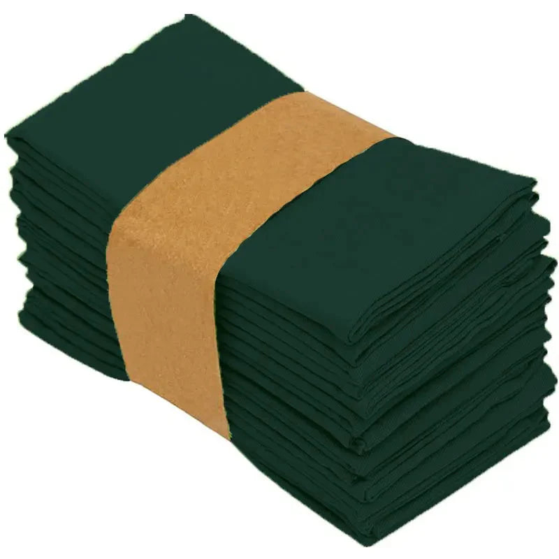 Einfache Farbige Polyester Tischservietten Verdickte Wiederverwendbare Platzsets | Karnz