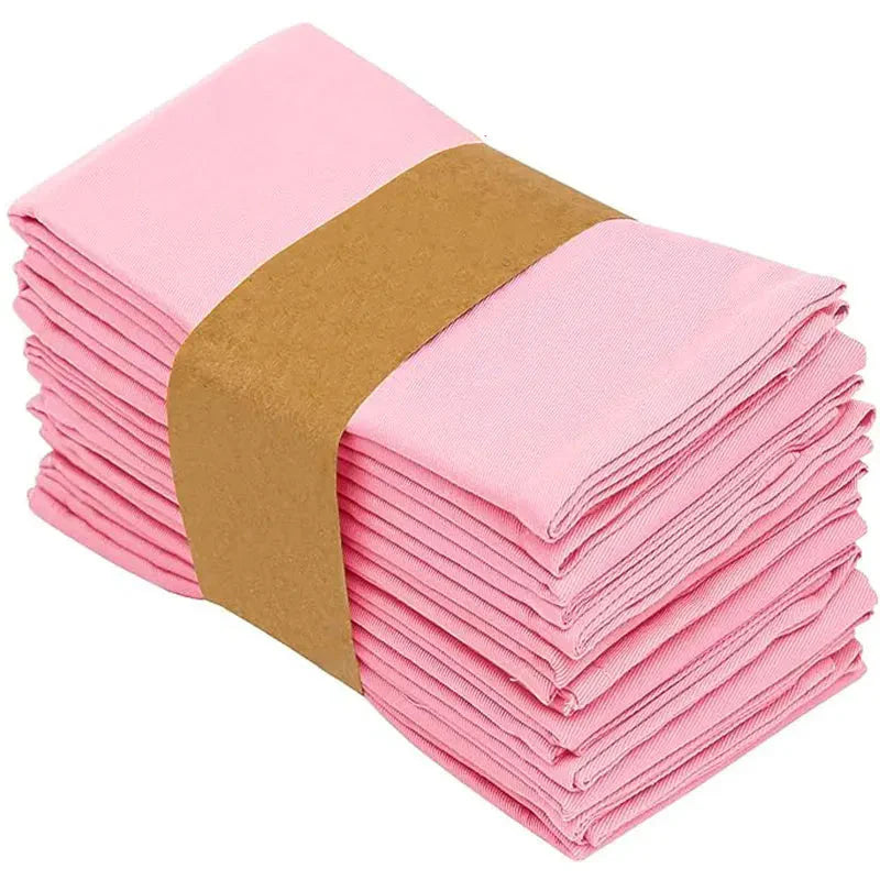Einfache Farbige Polyester Tischservietten Verdickte Wiederverwendbare Platzsets | Karnz
