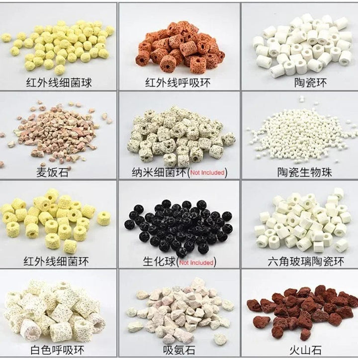 100g 250g 500g Mehr Als 10 Arten Aquarium Bio Bälle Biochemische Ball Filter Medien für Aquarium Filter Zubehör für Fischtank | Karnz