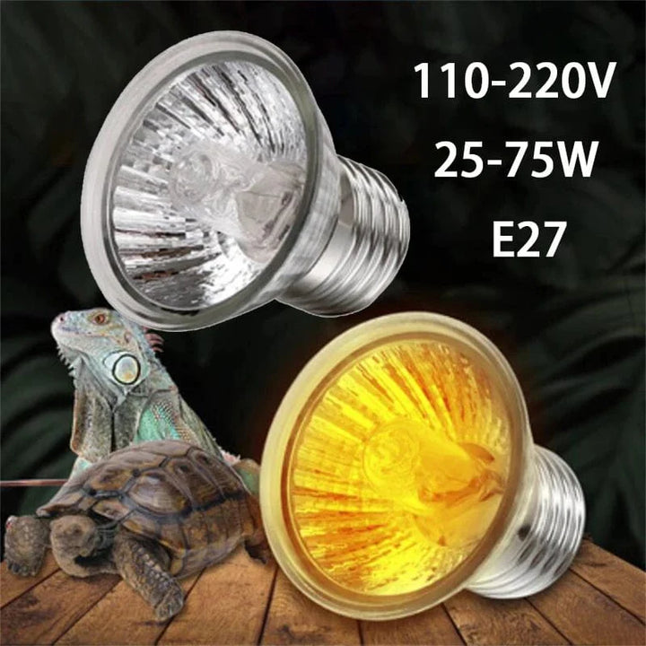E27 25/50/75W UVA Wärmelampe Haustier Reptil Heizlampe Schildkröte Eidechse Reptil Heizung Glühbirne Emitter Haustiere Sonnenbaden Vogel Schlange 110-220V | Karnz