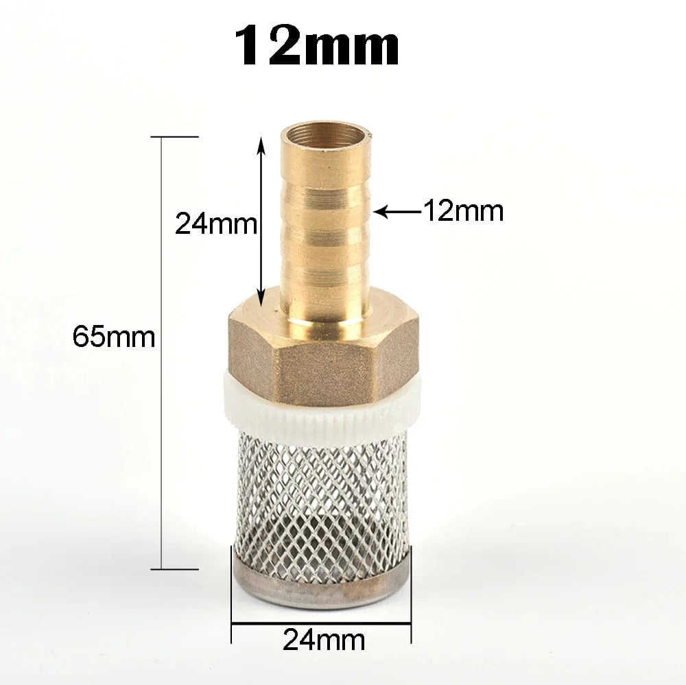6-19mm Edelstahl-Mesh-Filter 1/2" Weiblich Zoll Gartenbewässerungspumpe Schutzschlauch Wasserreinigungs-Mesh Messingfilter | Karnz