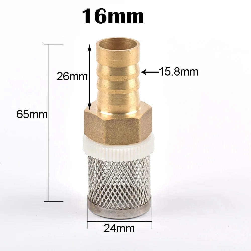 6-19mm Edelstahl-Mesh-Filter 1/2" Weiblich Zoll Gartenbewässerungspumpe Schutzschlauch Wasserreinigungs-Mesh Messingfilter | Karnz