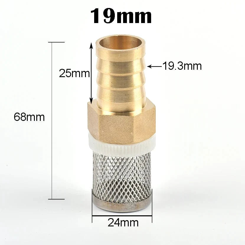 6-19mm Edelstahl-Mesh-Filter 1/2" Weiblich Zoll Gartenbewässerungspumpe Schutzschlauch Wasserreinigungs-Mesh Messingfilter | Karnz