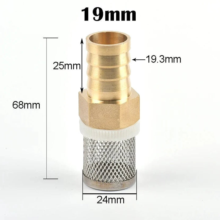 6-19mm Edelstahl-Mesh-Filter 1/2" Weiblich Zoll Gartenbewässerungspumpe Schutzschlauch Wasserreinigungs-Mesh Messingfilter | Karnz
