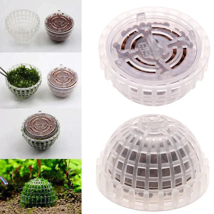 1pc Aquatische Haustierbedarf Dekorationen Aquarium Moosball lebende Pflanzen Filter für Java-Garnelen Fischtank Haustier Fischtank Dekor | Karnz