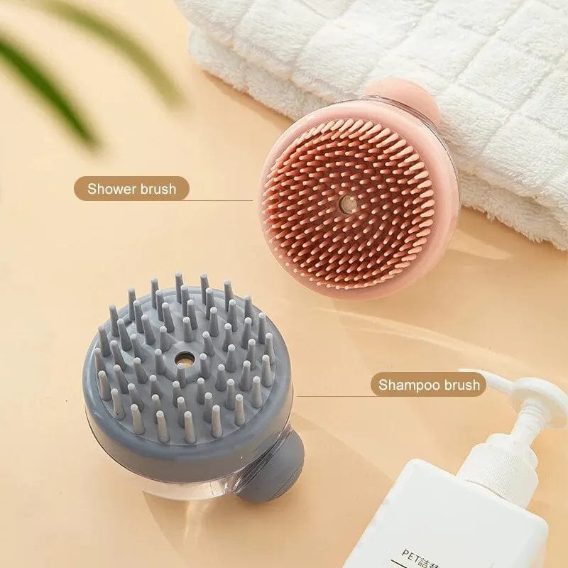 1pc Haustier-Badekborste Weiche Silikon Mit Shampoo-Spender Sanfte Massage Für Pflege Und Reinigung Von Fell Und Haar | Karnz