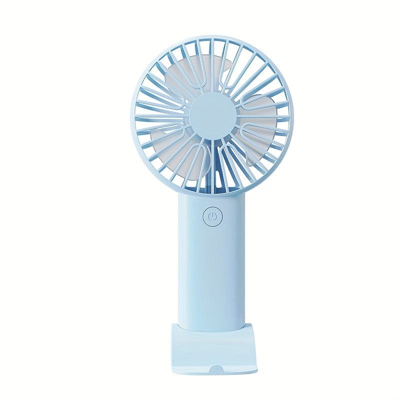 1 Stück USB Handheld Mini Ventilator - Tragbarer Elektrischer Ventilator Für Zuhause, Büro Und Reisen - Wiederaufladbarer Batteriebetrieb - Leise Und Mächtige Kühlung | Karnz