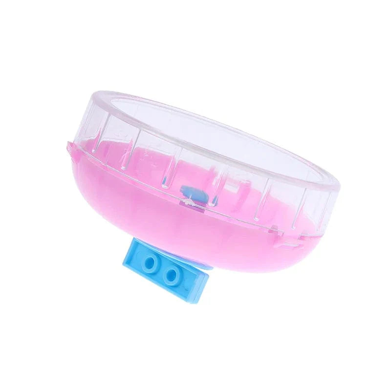 1 Stück 11 cm Hamster Rad Kleintier Lauf Scheibe Spielzeug Süßes Plastik Jogging Trainingsrad Haustier Käfig Zubehör | Karnz