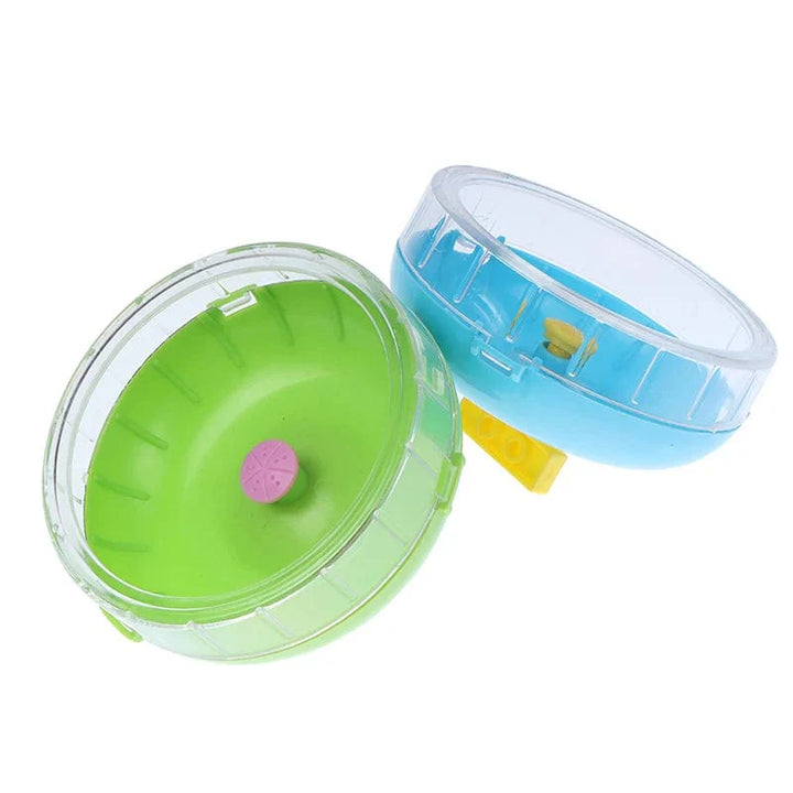 1 Stück 11 cm Hamster Rad Kleintier Lauf Scheibe Spielzeug Süßes Plastik Jogging Trainingsrad Haustier Käfig Zubehör | Karnz