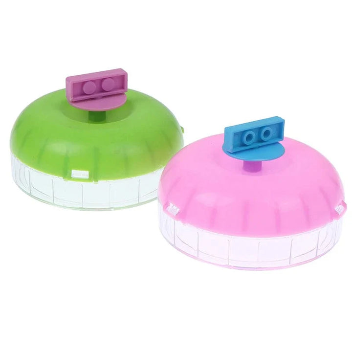 1 Stück 11 cm Hamster Rad Kleintier Lauf Scheibe Spielzeug Süßes Plastik Jogging Trainingsrad Haustier Käfig Zubehör | Karnz