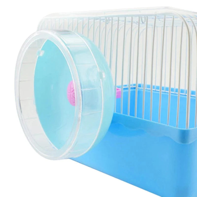 1 Stück 11 cm Hamster Rad Kleintier Lauf Scheibe Spielzeug Süßes Plastik Jogging Trainingsrad Haustier Käfig Zubehör | Karnz