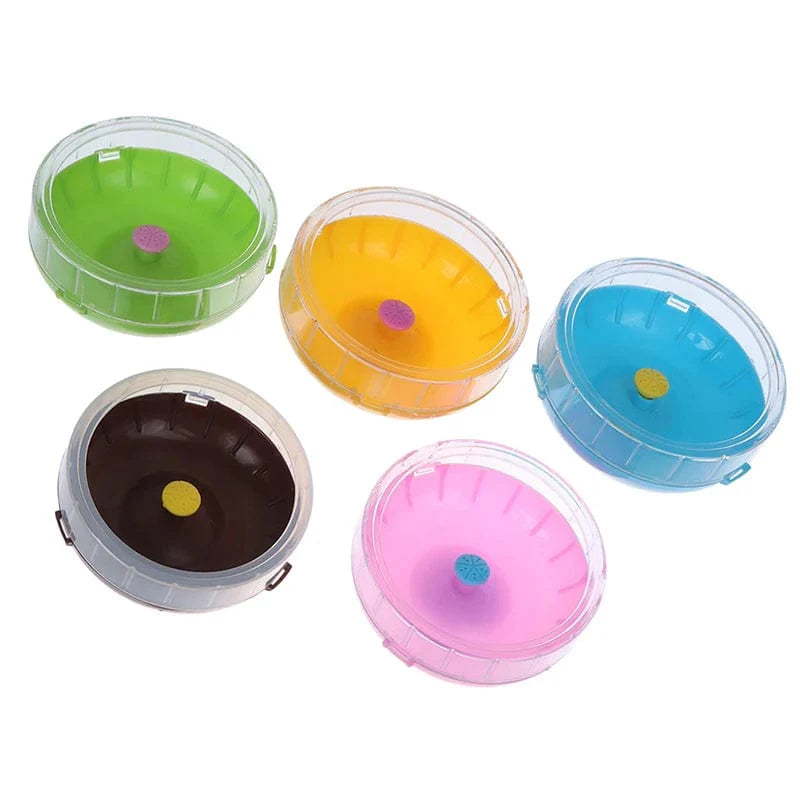 1 Stück 11 cm Hamster Rad Kleintier Lauf Scheibe Spielzeug Süßes Plastik Jogging Trainingsrad Haustier Käfig Zubehör | Karnz