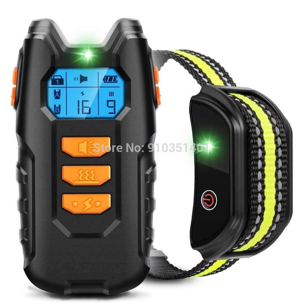 Dogreat Elektrisches Hundetrainingshalsband Schock Haustier Fernbedienung Wasserdicht Wiederaufladbar Für Alle Größen Vibration Bellen Stop Halsbänder