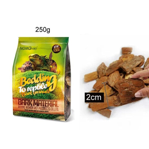 250g/650g Reptil Echse Schildkröte Schlange Zubehör Bettungsmaterial Kiefernrinden-Granulate | Karnz